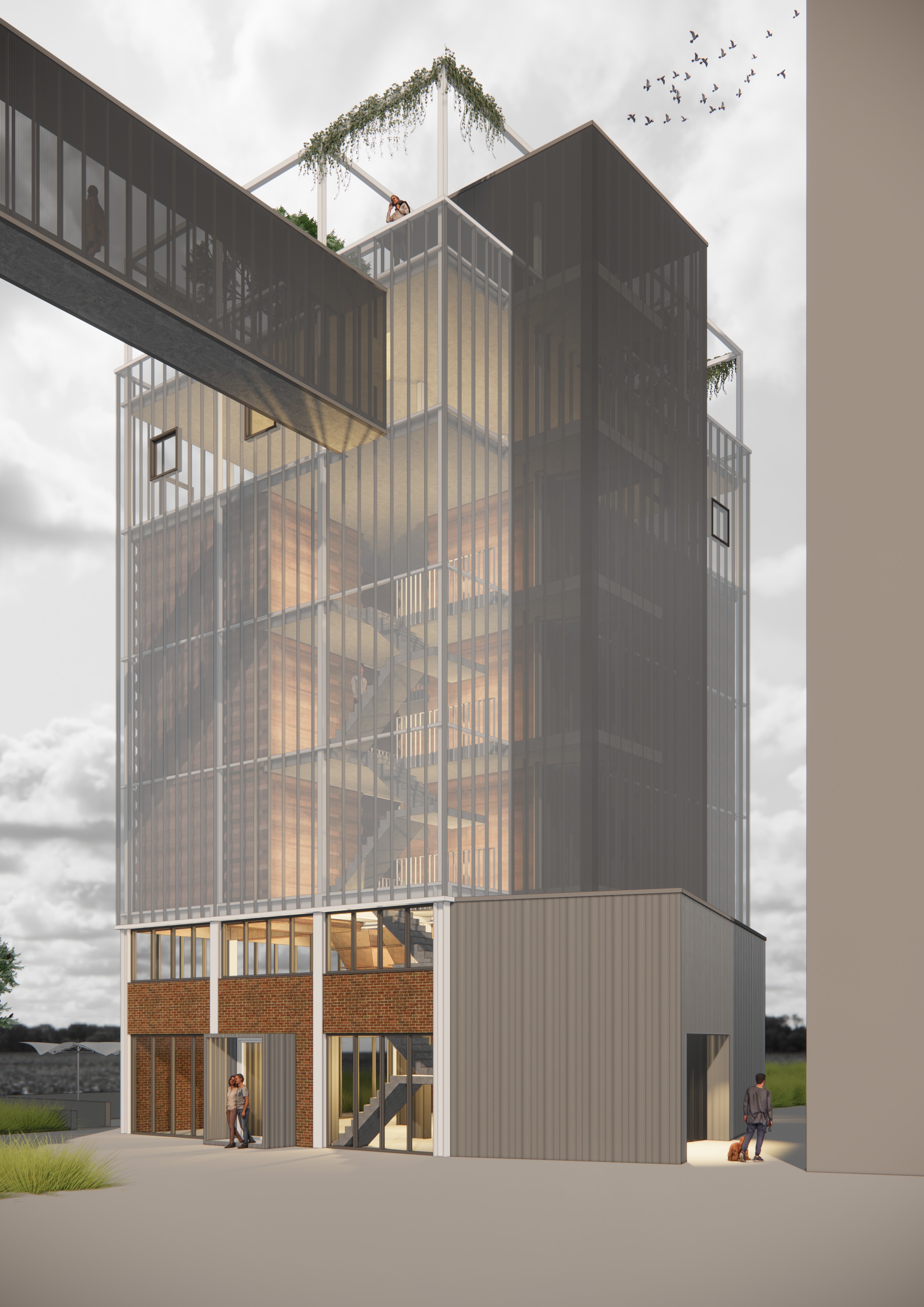 Visualisatie hoe de brouwer Tower eruit kan komen te zien.