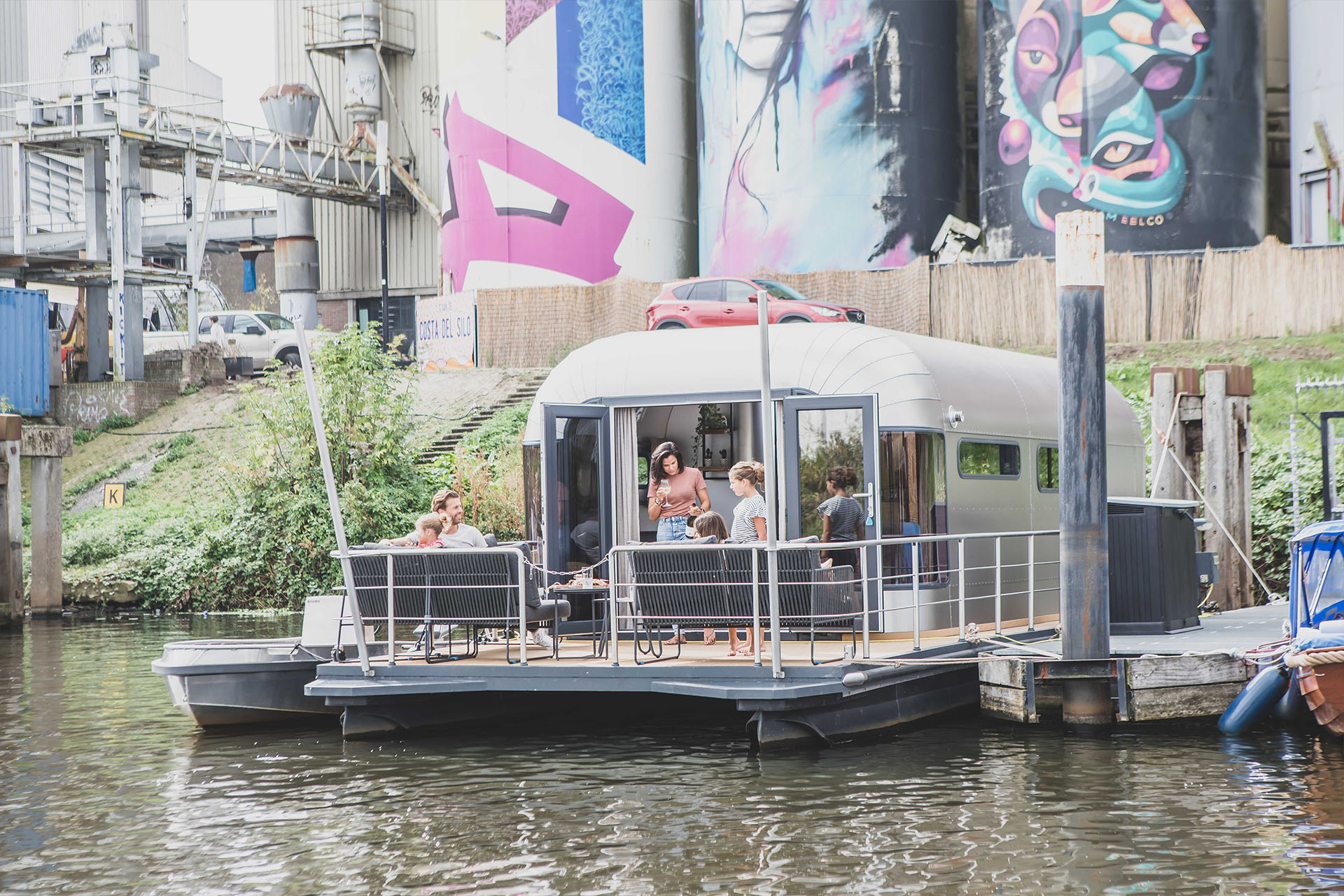 Overnachten op het water